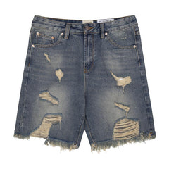 Gallery Dept Ripped Distressed Denim Shorts