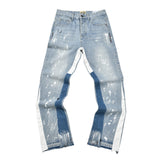 Gallery Dept Paint‑Splatter Multi‑Panel Flare Jeans