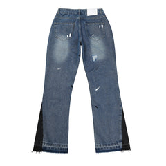 Gallery Dept Multi‑Rip Side‑Panel Flare Jeans