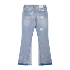 Gallery Dept Heavy‑Distressed Flare Jeans