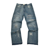 Gallery Dept Destroyed‑Detail Flare‑Cut Jeans