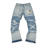 Gallery Dept Embroidered‑Logo Flare Jeans