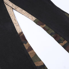 Gallery Dept Camo‑Splice Flare Jeans