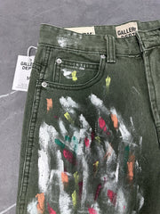 Gallery Dept Paint‑Brush Denim Shorts