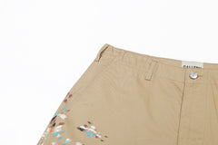 Gallery Dept Paint‑Splatter Carpenter Shorts