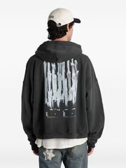 ERD Grunge Narrative Archive Streetwear Zip‑Up Hoodie