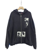 ERD Black Multi‑Photo Patch Full Zip Hoodie