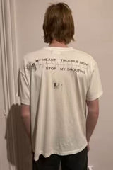 ERD Retro Document Print Oversized T‑Shirt