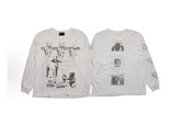 ERD Teddy Bear Collage Dual‑Sided Long Sleeve Tee