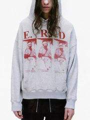 ERD Red Portrait Collage Hoodie