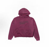 ERD Vintage Washed French Text Hoodie