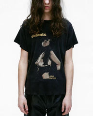 ERD Neon Accent Graphic Cropped T‑Shirt