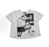 ERD Newspaper‑Style Art Cropped T‑Shirt