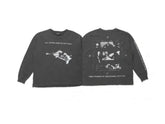 ERD Letters From The White Rose Raw‑Hem Long Sleeve Tee
