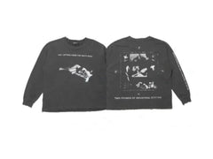ERD Letters From The White Rose Raw‑Hem Long Sleeve Tee