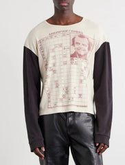 ERD Dual‑Sided Crossword Raglan Long Sleeve Tee
