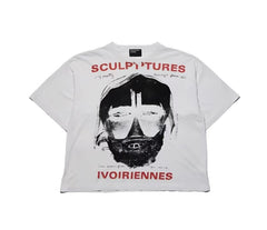 ERD Vintage Art‑Print Streetwear Cropped Top