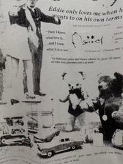 ERD Teddy Bear Collage Dual‑Sided Long Sleeve Tee