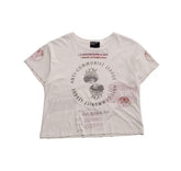 ERD League Symbol Text Cropped Vintage Tee