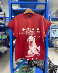 ERD Playing Card Distressed Vintage Cropped Tee