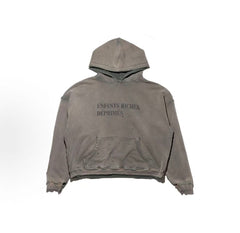 ERD Heavy Distressed Vintage Streetwear Hoodie