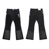 Gallery Dept Paint‑Splatter Flare Carpenter Jeans