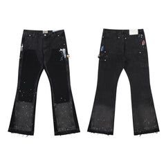 Gallery Dept Paint‑Splatter Flare Carpenter Jeans