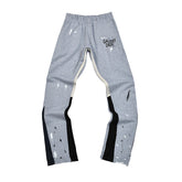 Gallery Dept Spliced Panel Paint Graphic Flare Joggers