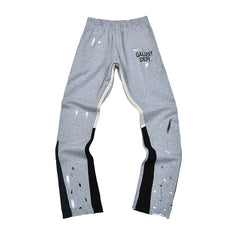 Gallery Dept Spliced Panel Paint Graphic Flare Joggers