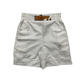 Gallery Dept Dépt. Embroidered White Shorts