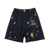 Gallery Dept Multi‑Color Paint Graphic Shorts
