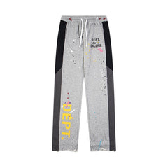 Gallery Dept Color‑Block Paint‑Splatter Sweat Pants