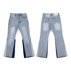 Gallery Dept Multi‑Tone Spliced Flare Jeans