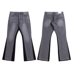 Gallery Dept Contrast‑Insert Flare Jeans