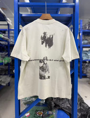 ERD Das Attentat Distressed Vintage Cropped Tee