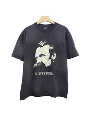 ERD Nietzsche Portrait Distressed Tee