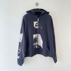 ERD Deconstructed Patchwork Zip Hoodie