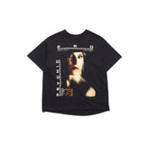 ERD Faded Magazine Print Boxy Cropped T‑Shirt
