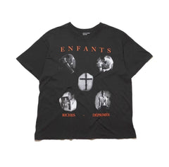ERD Orange Accent Cross Graphic Cropped T‑Shirt