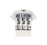 ERD Blue Stripe Vintage Photo Print Boxy T‑Shirt