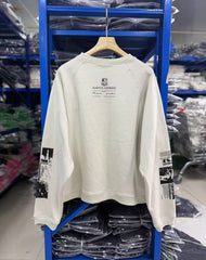 ERD Art Collage Streetwear Cropped Sweatshirt