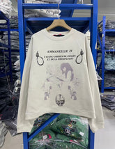 ERD Skull Graphic Raglan Cropped Sweatshirt