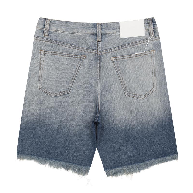 Gallery Dept Patchwork Ripped Denim Shorts