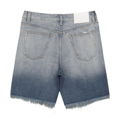 Gallery Dept Patchwork Ripped Denim Shorts