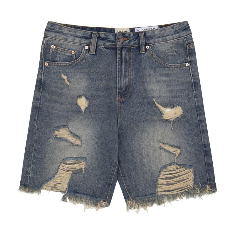 Gallery Dept Ripped Distressed Denim Shorts
