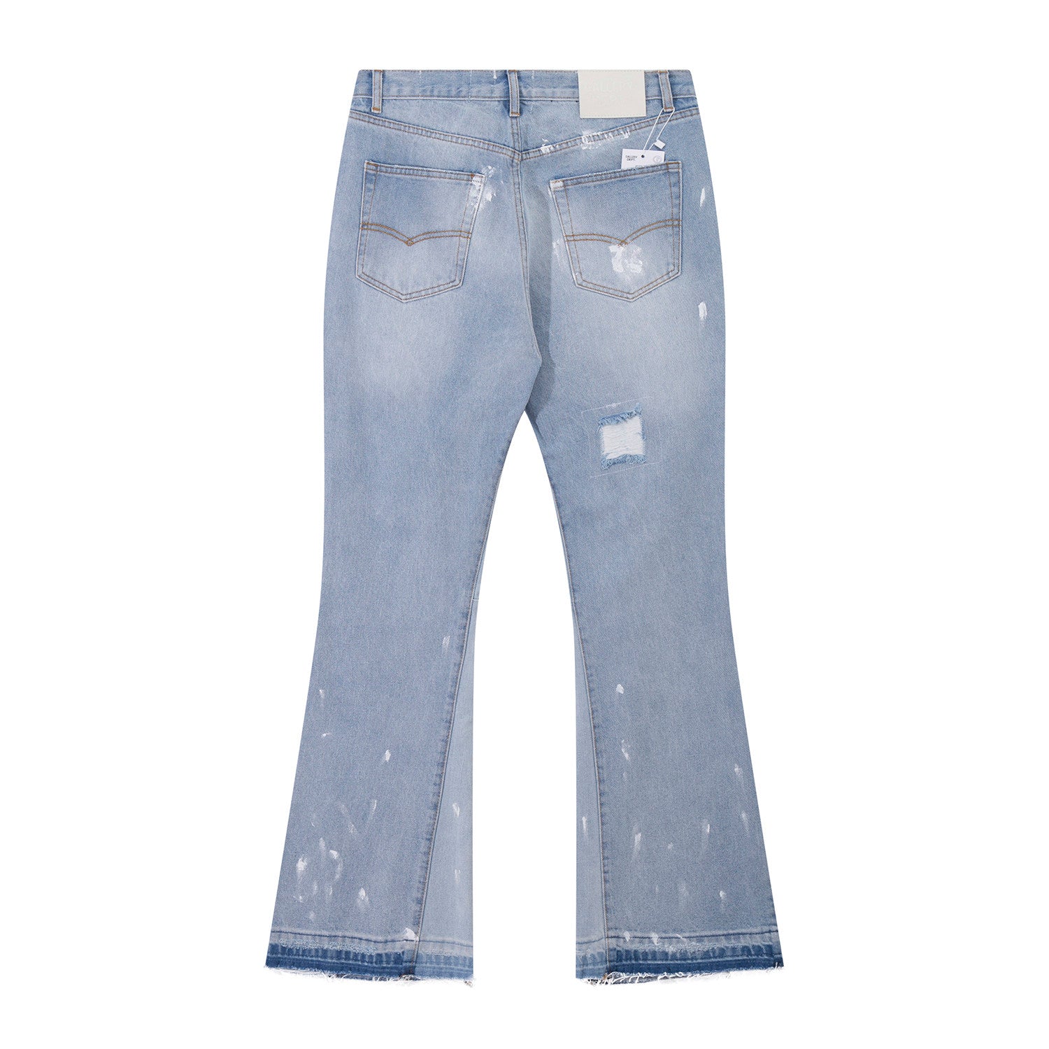 Gallery Dept Heavy‑Distressed Flare Jeans