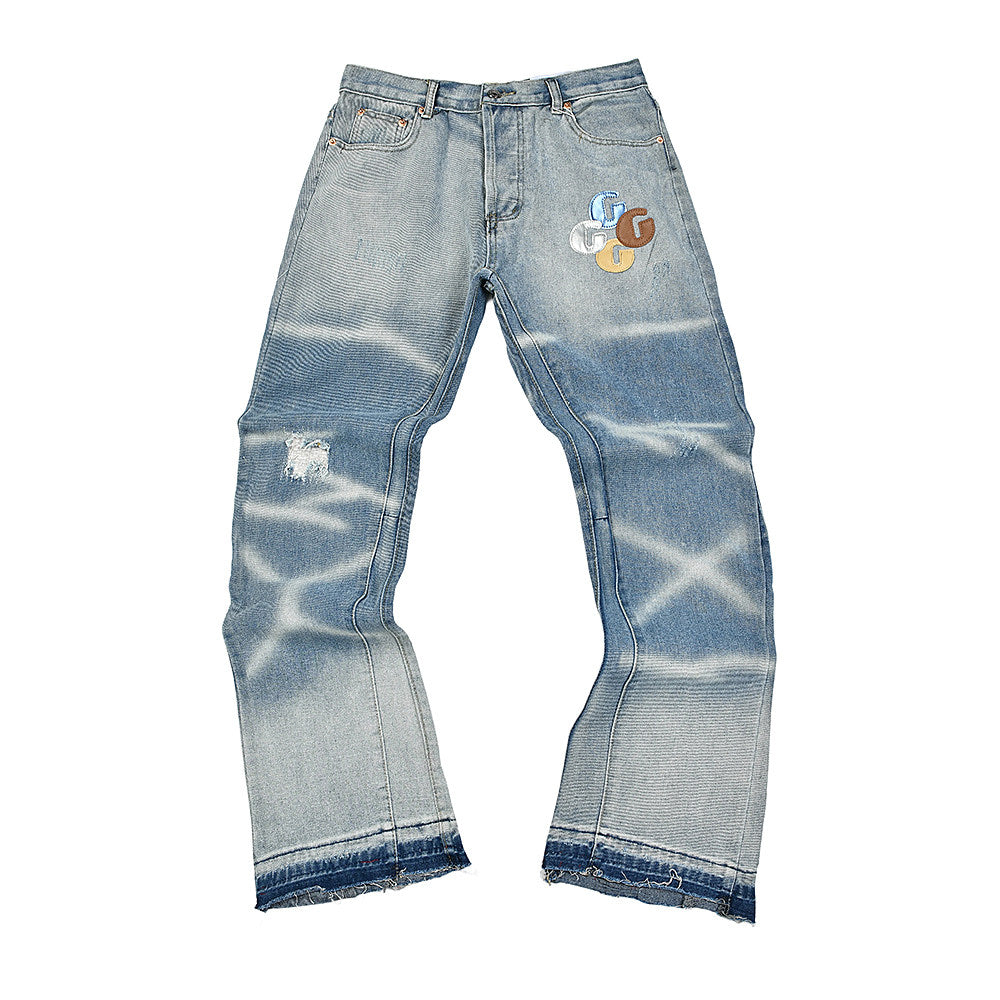Gallery Dept Embroidered‑Logo Flare Jeans