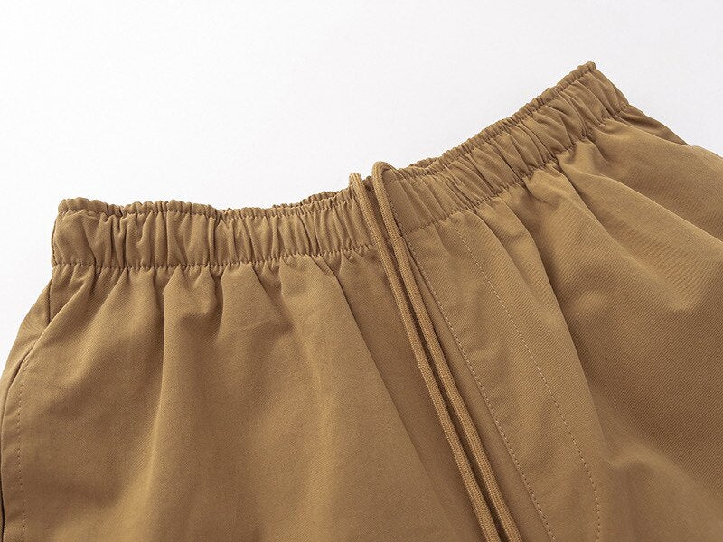 Gallery Dept Khaki Logo Woven Shorts