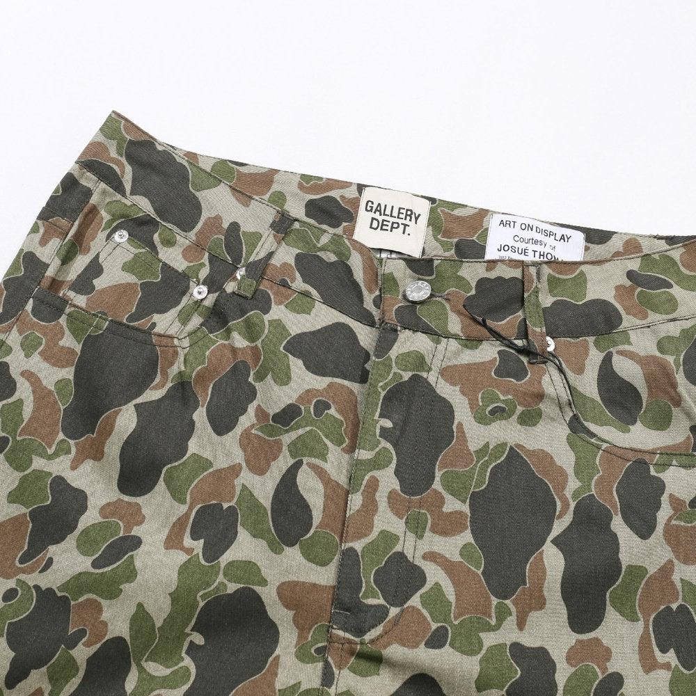 Gallery Dept Camo‑Print Straight‑Leg Jeans