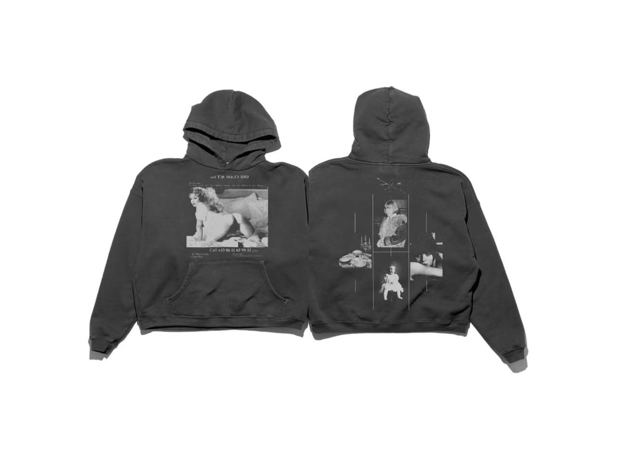 ERD Grunge Nostalgic Photo Collage Streetwear Hoodie